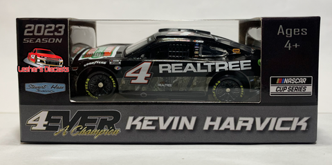 KEVIN HARVICK 2023 HUNT BROTHERS PIZZA/REALTREE BLACK 1:64 ARC DIECAST