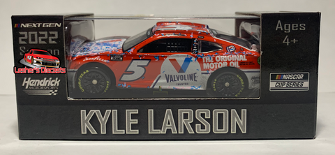 KYLE LARSON 2022 VALVOLINE HOMESTEAD RACED WIN 1:64 ARC DIECAST