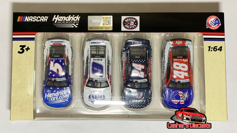 HENDRICK MOTORSPORTS 2022 NASCAR SALUTES 4-CAR 1:64 DIECAST SET